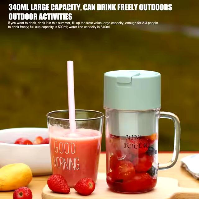 MINI LICUADORA PORTÁTIL VASO
