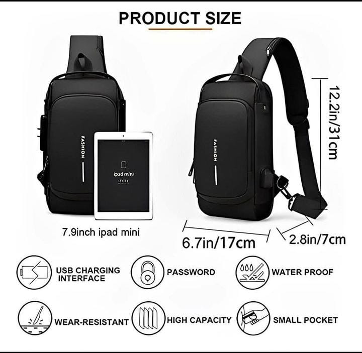 Morral antirrobo - ideal para personas auténticas.