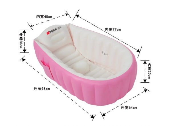 Piscina Bañera Tina Inflable Para Bebes